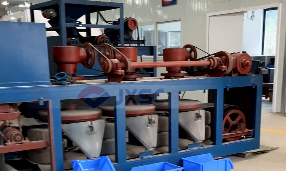 High-efficiency dry magnetic separation testing technology