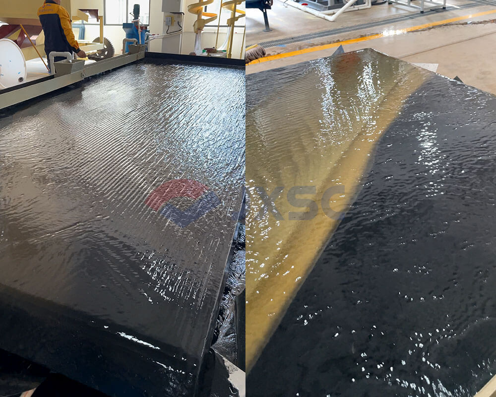 实验室铜矿重选测试