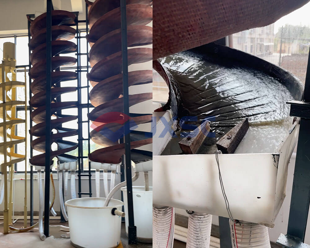 实验室铜矿重选测试